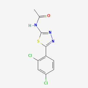 N-[5-(2,4-dichlorophenyl)-1,3,4-thiadiazol-2-yl]acetamide