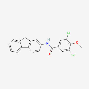 3,5-dichloro-N-(9H-fluoren-2-yl)-4-methoxybenzamide