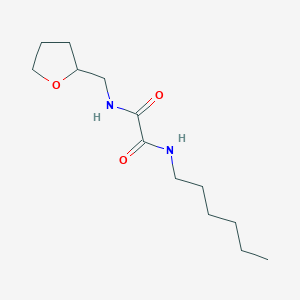 N-hexyl-N'-(tetrahydrofuran-2-ylmethyl)ethanediamide