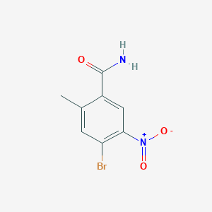 4-Bromo-2-methyl-5-nitrobenzamide