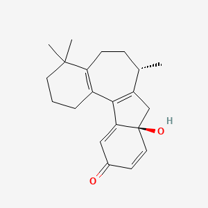 molecular formula C21H26O2 B1246278 Frondosin C 
