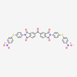 5,5'-carbonylbis[2-{4-[(4-nitrophenyl)sulfanyl]phenyl}-1H-isoindole-1,3(2H)-dione]