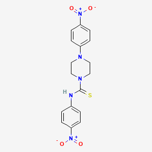 N,4-bis(4-nitrophenyl)piperazine-1-carbothioamide