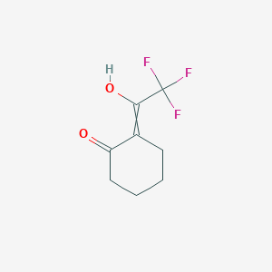 2-(2,2,2-Trifluoro-1-hydroxyethylidene)cyclohexanone