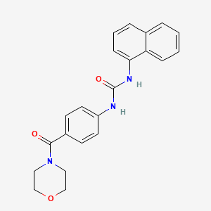 1-[4-(Morpholin-4-ylcarbonyl)phenyl]-3-naphthalen-1-ylurea