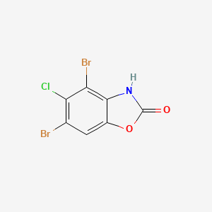 4,6-dibromo-5-chloro-1,3-benzoxazol-2(3H)-one