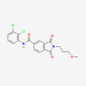 N-(2,3-dichlorophenyl)-2-(3-methoxypropyl)-1,3-dioxoisoindole-5-carboxamide