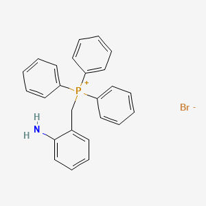 molecular formula C25H23BrNP B1246302 (2-氨基苄基)三苯基溴化鏻 CAS No. 78133-84-3