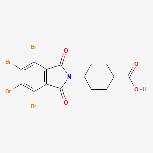 4-(4,5,6,7-Tetrabromo-1,3-dioxoisoindol-2-yl)cyclohexane-1-carboxylic acid