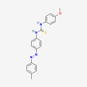 1-(4-Methoxy-phenyl)-3-(4-p-tolylazo-phenyl)-thiourea