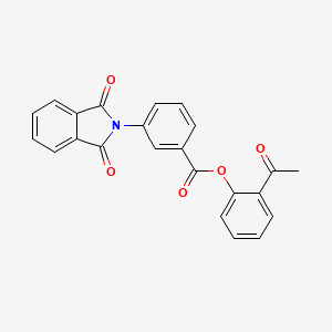 2-acetylphenyl 3-(1,3-dioxo-1,3-dihydro-2H-isoindol-2-yl)benzoate