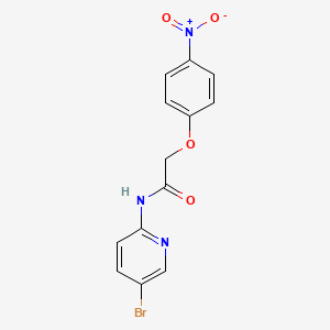 N-(5-bromopyridin-2-yl)-2-(4-nitrophenoxy)acetamide