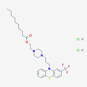 molecular formula C32H46Cl2F3N3O2S B124634 氟奋乃静癸酸酯二盐酸盐 CAS No. 1006061-35-3