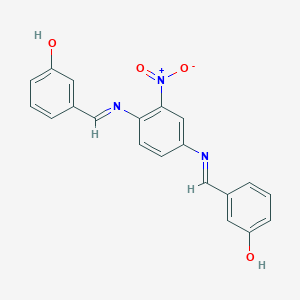 3,3'-{(2-nitrobenzene-1,4-diyl)bis[nitrilo(E)methylylidene]}diphenol