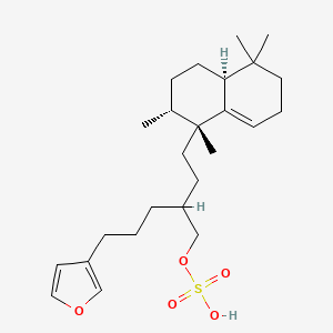 molecular formula C25H40O5S B1246344 硫酸哈利酯-7 