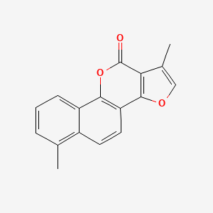 molecular formula C17H12O3 B1246349 新丹参内酯 