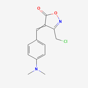 3-(Chloromethyl)-4-(4-(dimethylamino)benzylidene)isoxazol-5(4h)-one