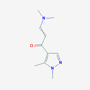 3-(Dimethylamino)-1-(1,5-dimethylpyrazol-4-yl)prop-2-en-1-one