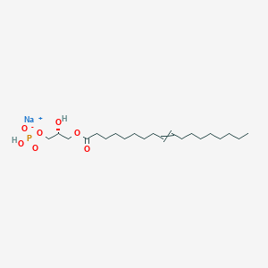 Sodium (2R)-3-(hydrogen phosphonatooxy)-2-hydroxypropyl (9Z)-octadec-9-enoate