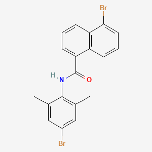 5-bromo-N-(4-bromo-2,6-dimethylphenyl)naphthalene-1-carboxamide