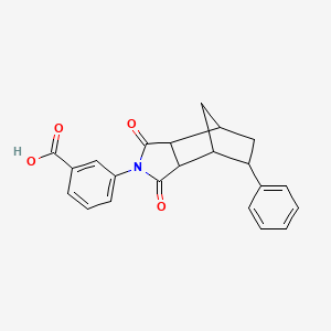 3-(1,3-dioxo-5-phenyloctahydro-2H-4,7-methanoisoindol-2-yl)benzoic acid