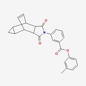 3-methylphenyl 3-(1,3-dioxooctahydro-4,6-ethenocyclopropa[f]isoindol-2(1H)-yl)benzoate