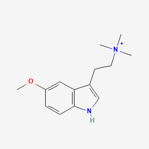 2-(5-methoxy-1H-indol-3-yl)-N,N,N-trimethylethanaminium