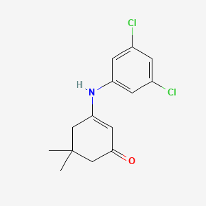 3-[(3,5-Dichlorophenyl)amino]-5,5-dimethylcyclohex-2-en-1-one