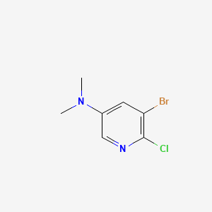 5-bromo-6-chloro-N,N-dimethylpyridin-3-amine