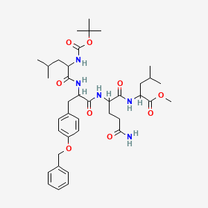 methyl N-(tert-butoxycarbonyl)leucyl-O-benzyltyrosylglutaminylleucinate