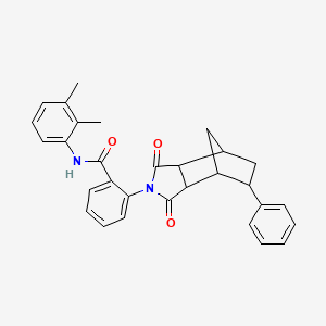 N-(2,3-dimethylphenyl)-2-(1,3-dioxo-5-phenyloctahydro-2H-4,7-methanoisoindol-2-yl)benzamide