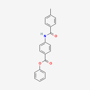 Phenyl 4-{[(4-methylphenyl)carbonyl]amino}benzoate