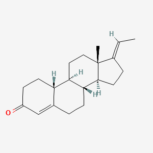 molecular formula C20H28O B1246407 19-Norpregna-4,17(20)-dien-3-one 