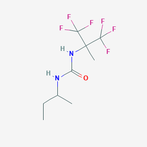 1-Butan-2-yl-3-(1,1,1,3,3,3-hexafluoro-2-methylpropan-2-yl)urea