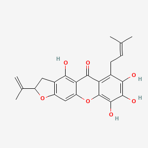 molecular formula C23H22O7 B1246424 Cratoxyarborenone D 