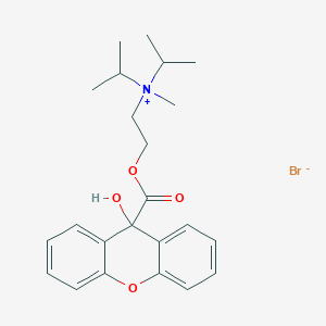 molecular formula C23H30BrNO4 B124643 溴化 9-羟基普鲁本辛 CAS No. 93446-02-7