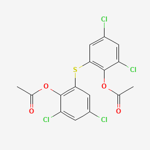 Sulfanediylbis-4,6-dichlorobenzene-2,1-diyl diacetate