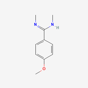 4-methoxy-N,N'-dimethylbenzenecarboximidamide