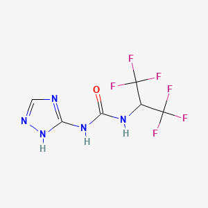 1-(1,1,1,3,3,3-hexafluoropropan-2-yl)-3-(1H-1,2,4-triazol-3-yl)urea