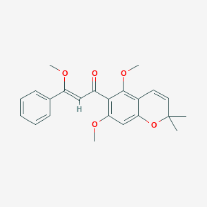 molecular formula C23H24O5 B1246437 7-甲氧基前体酮 B 