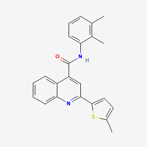 N-(2,3-dimethylphenyl)-2-(5-methylthiophen-2-yl)quinoline-4-carboxamide