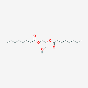 molecular formula C19H36O5 B1246440 2,3-Dioctanoylglycerol 