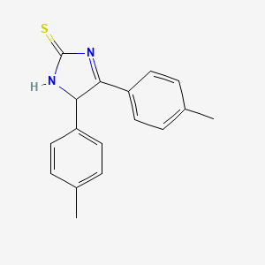 4,5-bis(4-methylphenyl)-4H-imidazole-2-thiol