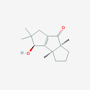 molecular formula C15H22O2 B1246444 Cucumin H 