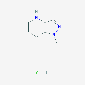 1-Methyl-4,5,6,7-tetrahydro-1H-pyrazolo[4,3-b]pyridine hydrochloride