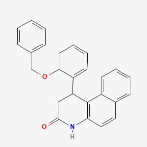 1-[2-(benzyloxy)phenyl]-1,4-dihydrobenzo[f]quinolin-3(2H)-one