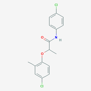 2-(4-chloro-2-methylphenoxy)-N-(4-chlorophenyl)propanamide