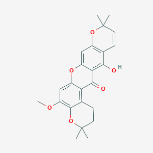 molecular formula C24H24O6 B1246459 Garcimangosone B 