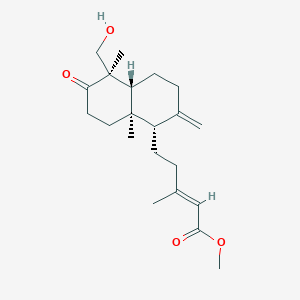 molecular formula C21H32O4 B1246466 Rostratone 