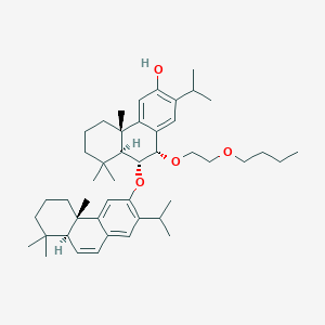 molecular formula C46H68O4 B1246469 福尔摩沙二聚体 B 